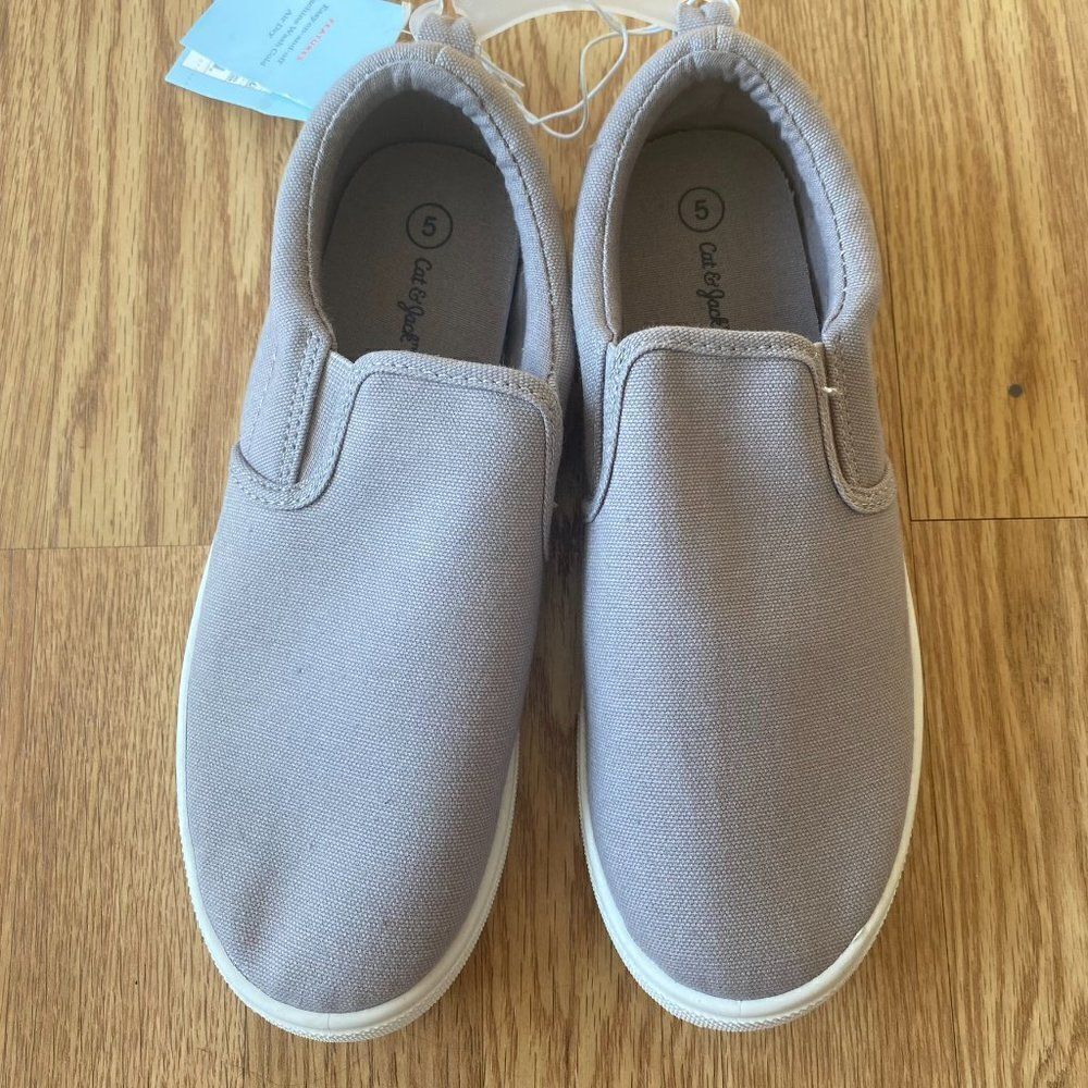 Cat & Jack Blaine Slip On Sneakers Grey